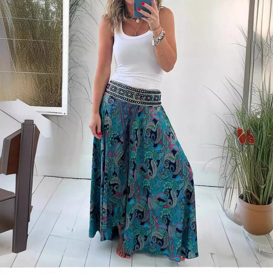 Ambar | Print-Hose, Wide Leg