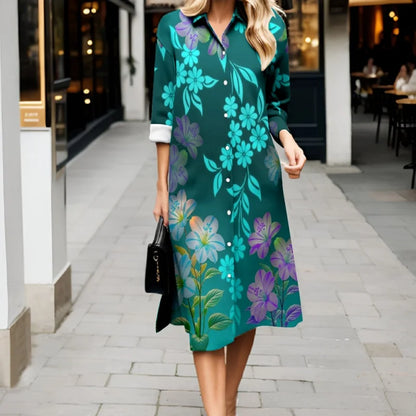 Luna | Oversized-Hemdblusenkleid