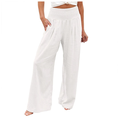 Iris | Wide-Leg-Hose mit Schmokbund