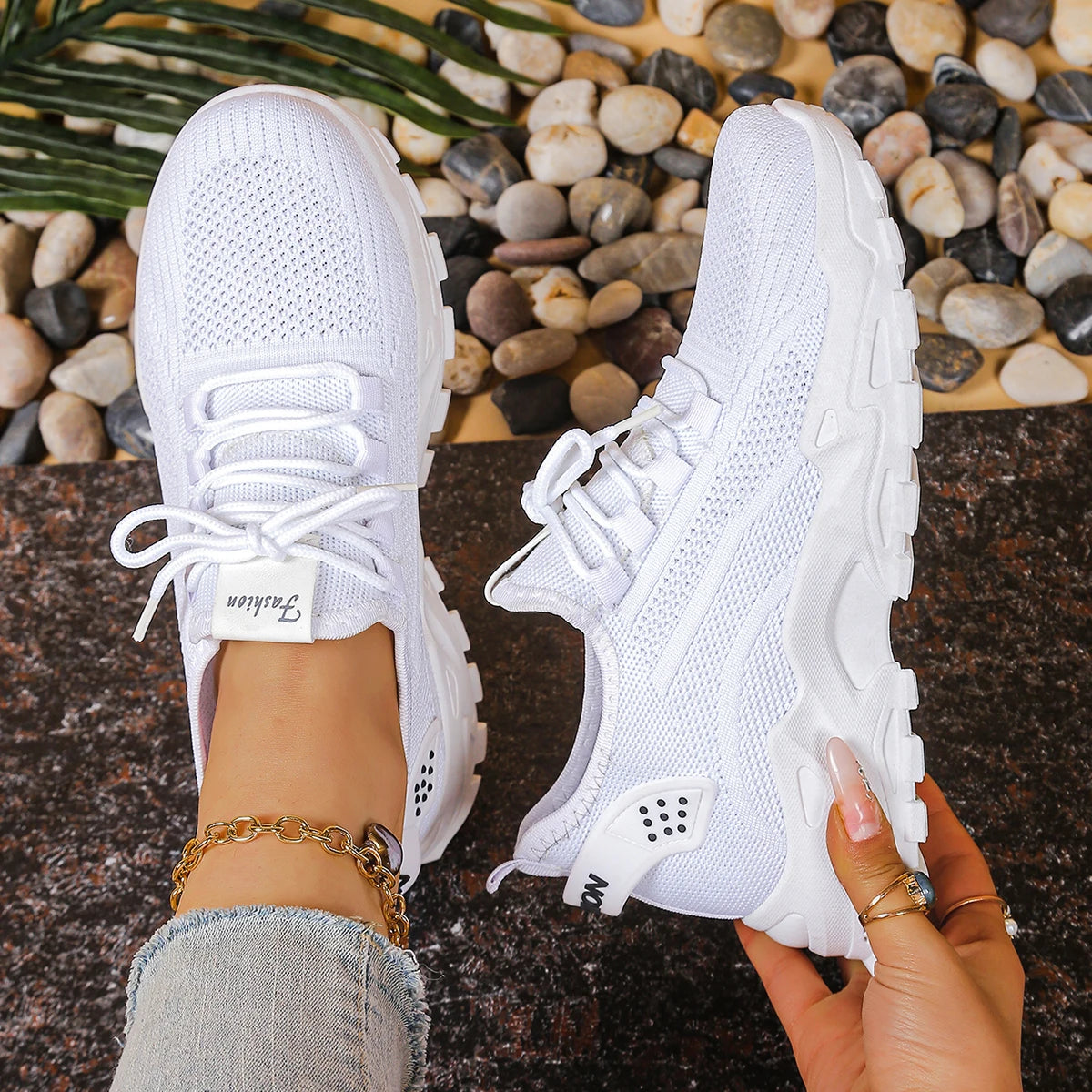 Magnolia | Sneaker mit durchgehendem Riemen