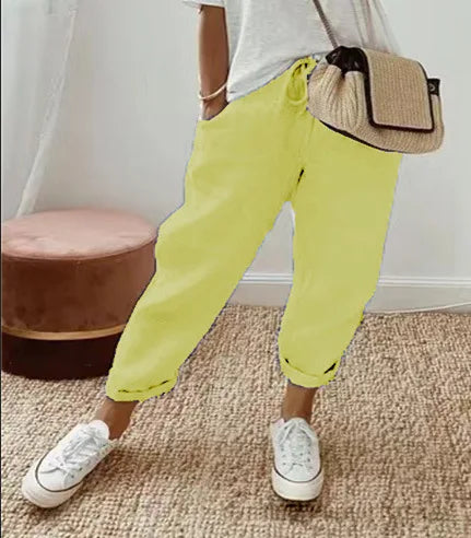 Jade | Knöchellange Wide-Leg-Hose