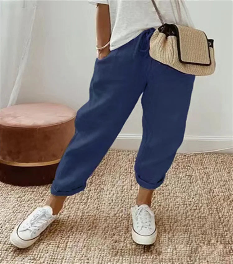 Jade | Knöchellange Wide-Leg-Hose