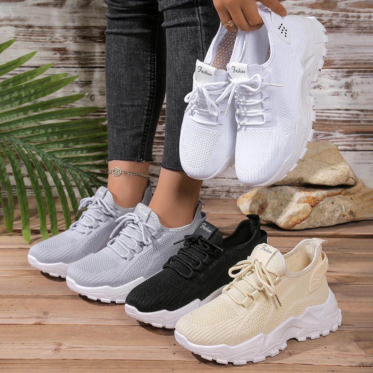 Magnolia | Sneaker mit durchgehendem Riemen
