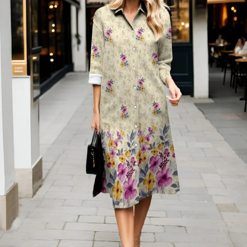 Luna | Oversized-Hemdblusenkleid