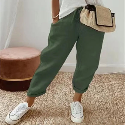 Jade | Knöchellange Wide-Leg-Hose