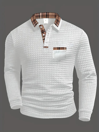 JAMES | MEN'S ELEGANT LONG SLEEVE POLO