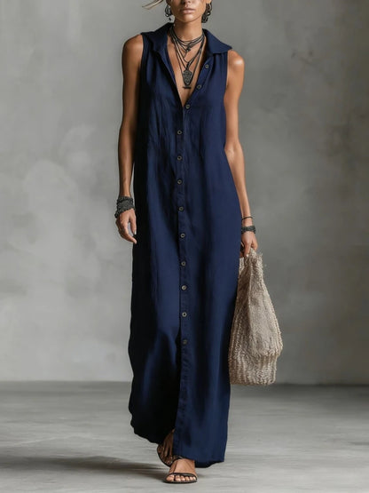Palma | Ärmelloses Kleid mit Kapuze