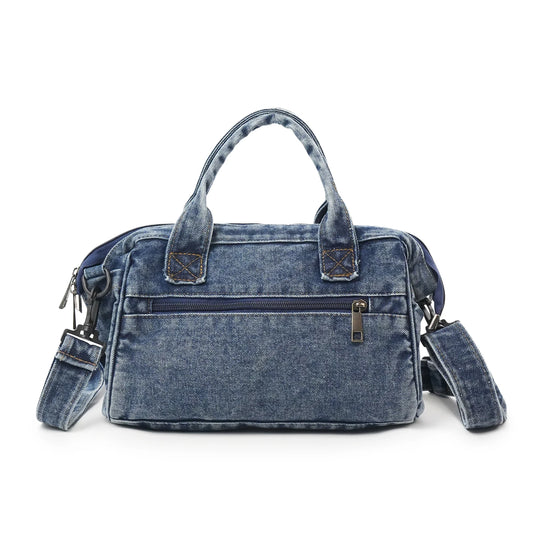 Delfina | Kissen-Shopper aus Used-Denim