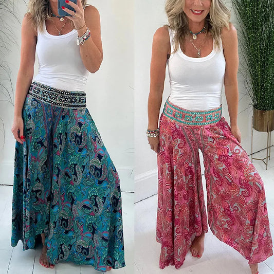 Ambar | Print-Hose, Wide Leg