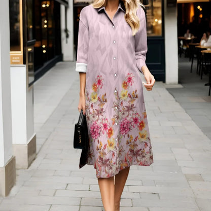 Luna | Oversized-Hemdblusenkleid
