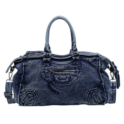 Lucia | Großer Denim-Shopper