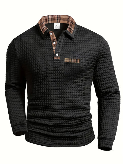 JAMES | MEN'S ELEGANT LONG SLEEVE POLO