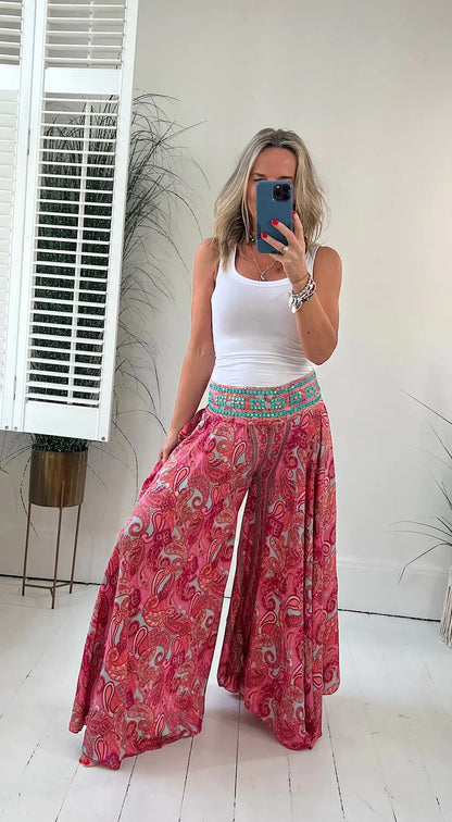 Ambar | Print-Hose, Wide Leg
