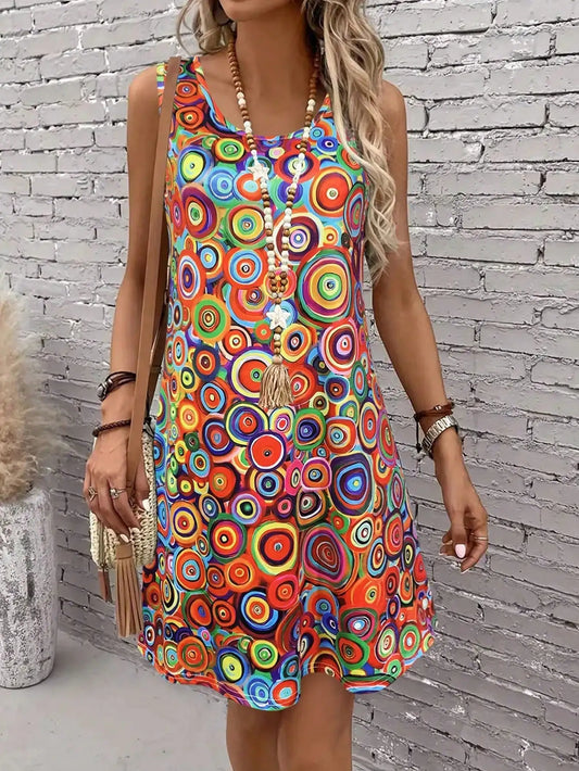 Isla | Off-Shoulder-Print-Minikleid