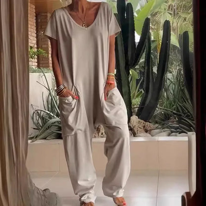Vega | Wide-Leg-Jumpsuit mit Taschen