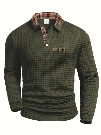 JAMES | MEN'S ELEGANT LONG SLEEVE POLO