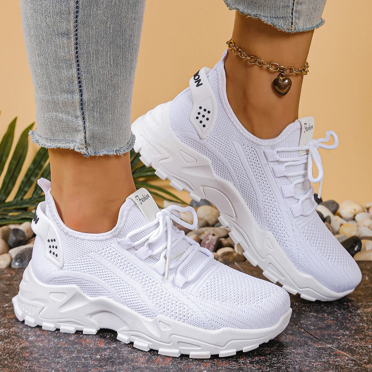 Magnolia | Sneaker mit durchgehendem Riemen