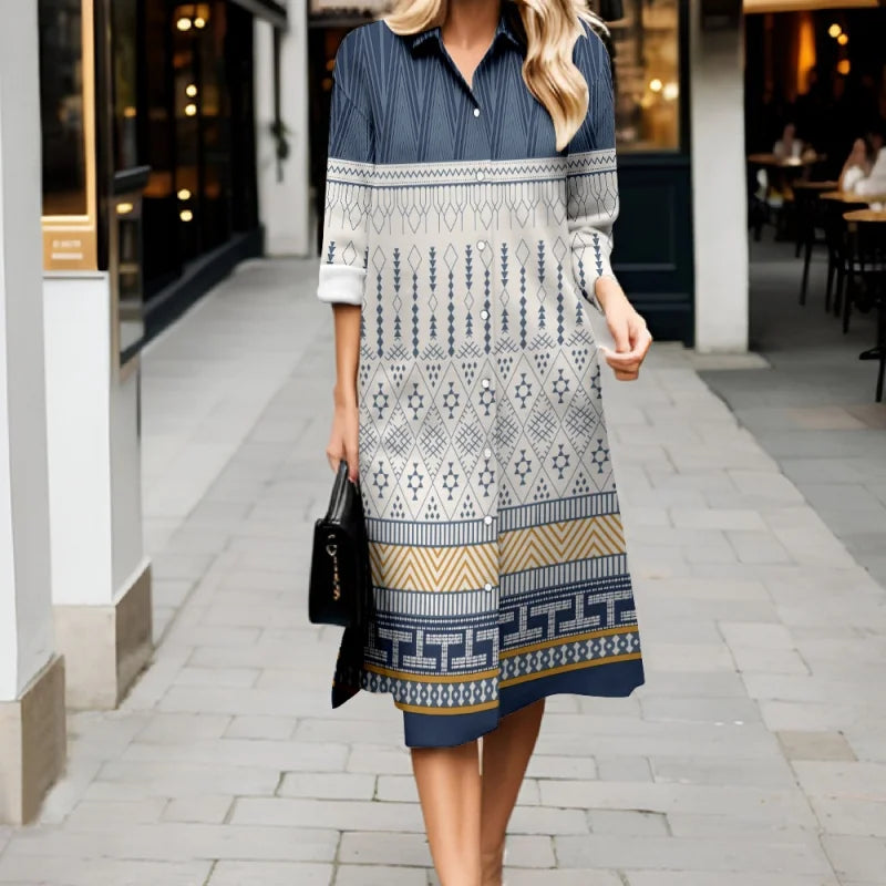 Luna | Oversized-Hemdblusenkleid