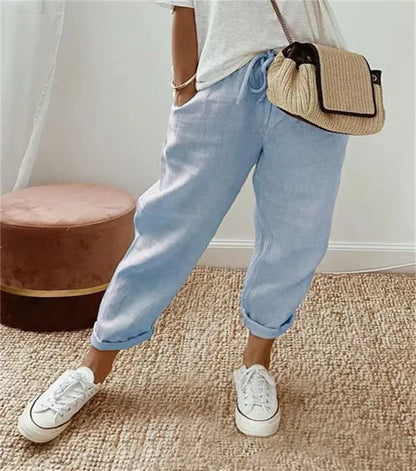 Jade | Knöchellange Wide-Leg-Hose