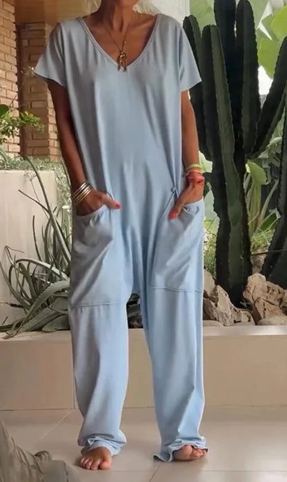 Vega | Wide-Leg-Jumpsuit mit Taschen