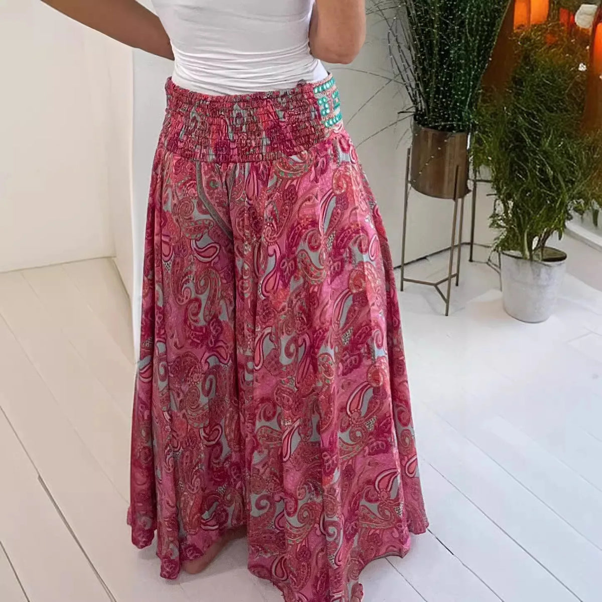 Ambar | Print-Hose, Wide Leg