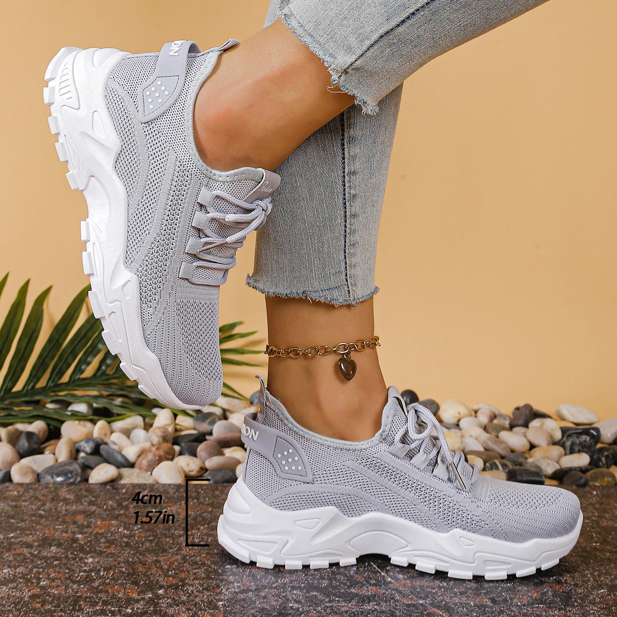 Magnolia | Sneaker mit durchgehendem Riemen