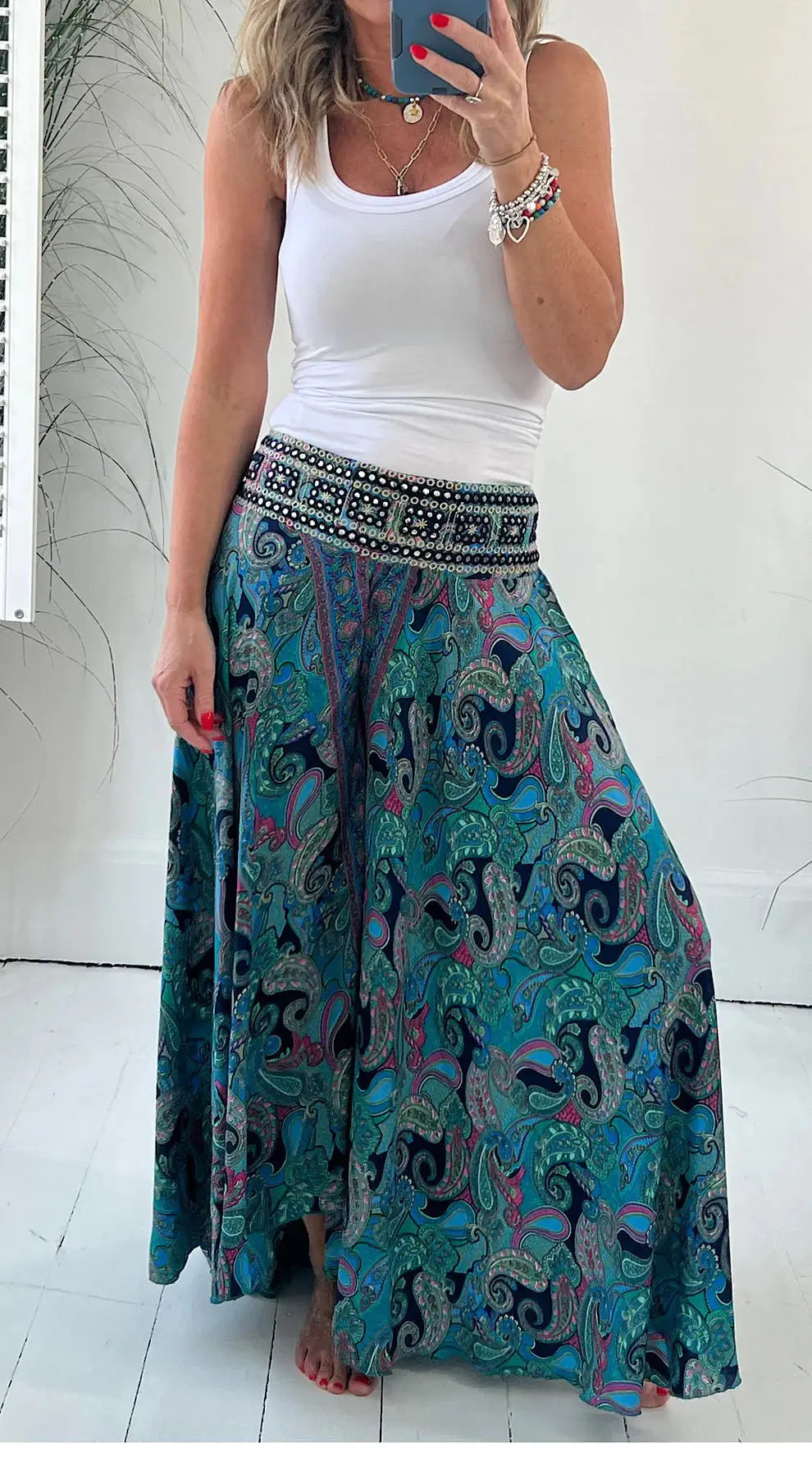 Ambar | Print-Hose, Wide Leg