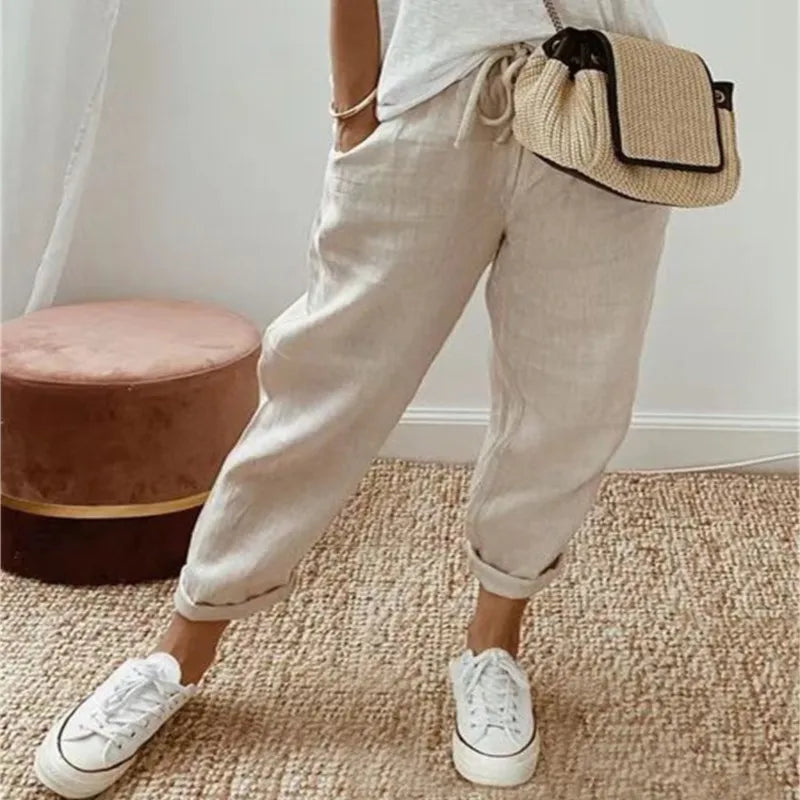Jade | Knöchellange Wide-Leg-Hose