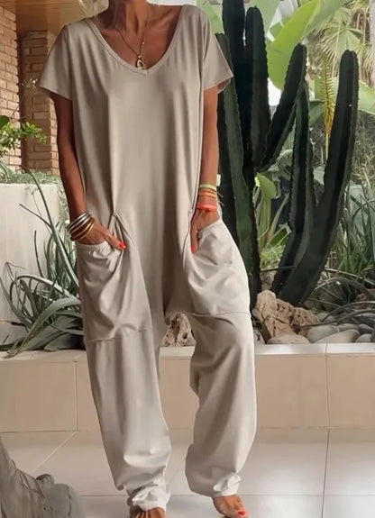 Vega | Wide-Leg-Jumpsuit mit Taschen