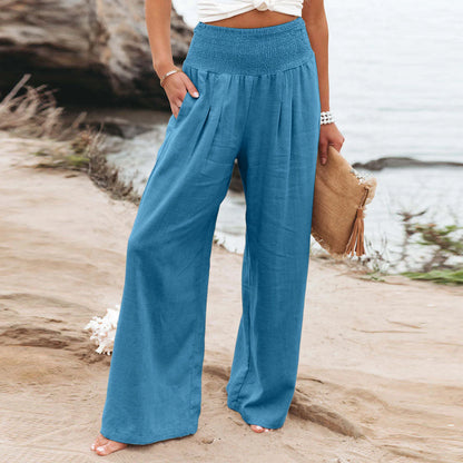 Iris | Wide-Leg-Hose mit Schmokbund