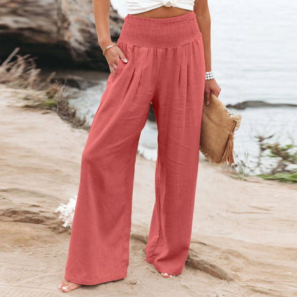Iris | Wide-Leg-Hose mit Schmokbund