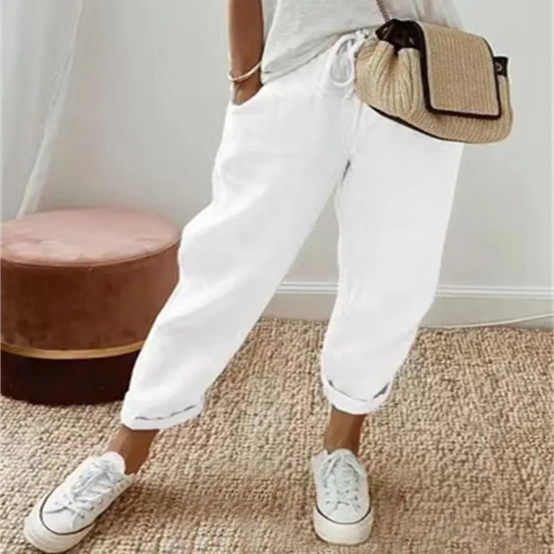 Jade | Knöchellange Wide-Leg-Hose