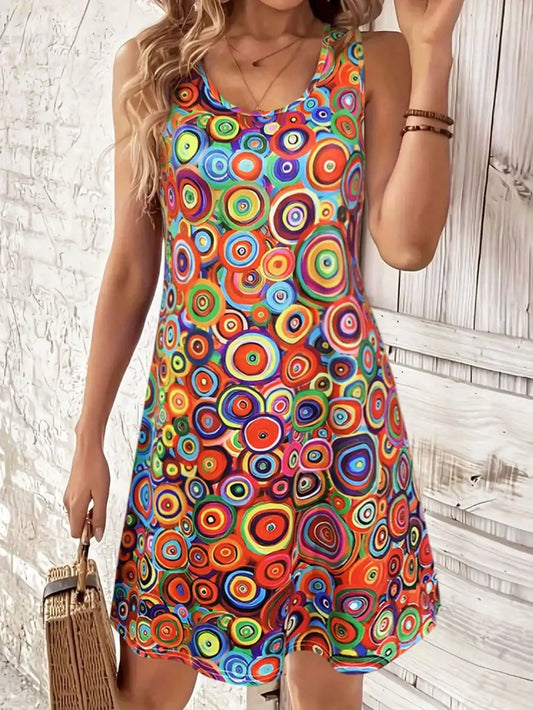 Isla | Off-Shoulder-Print-Minikleid