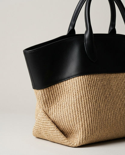 THE COLOURBLOCK | WOVEN TOTE BAG FOR WOMEN