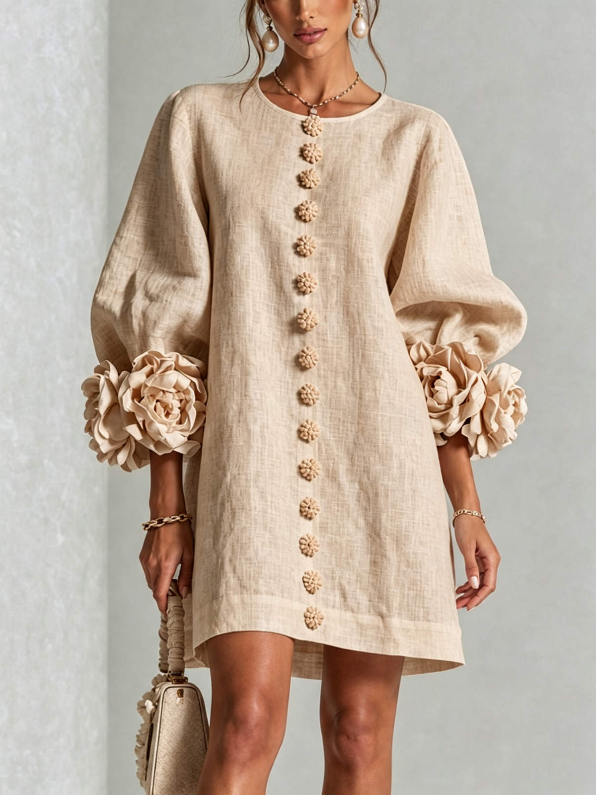 MARIETTA | SCULPTURAL SHIFT DRESS