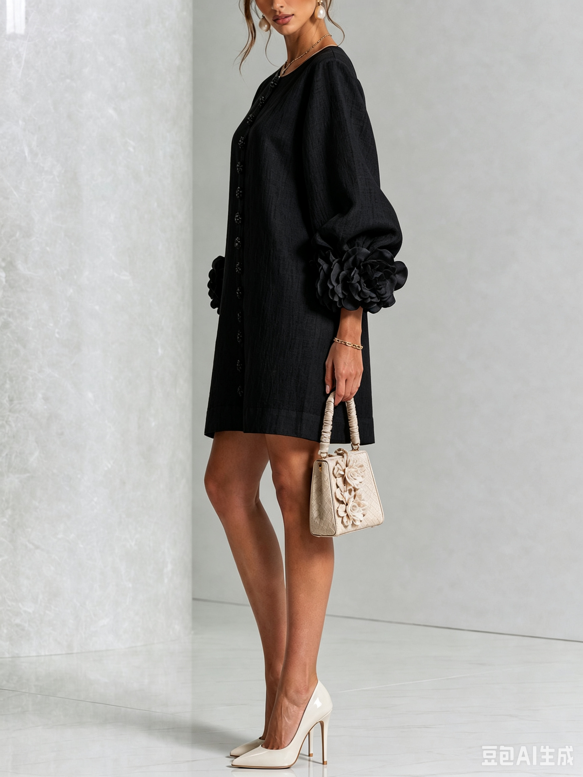 MARIETTA | SCULPTURAL SHIFT DRESS