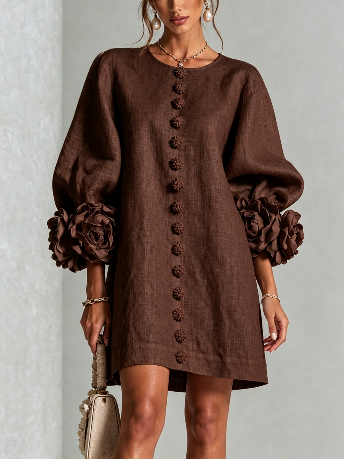 MARIETTA | SCULPTURAL SHIFT DRESS