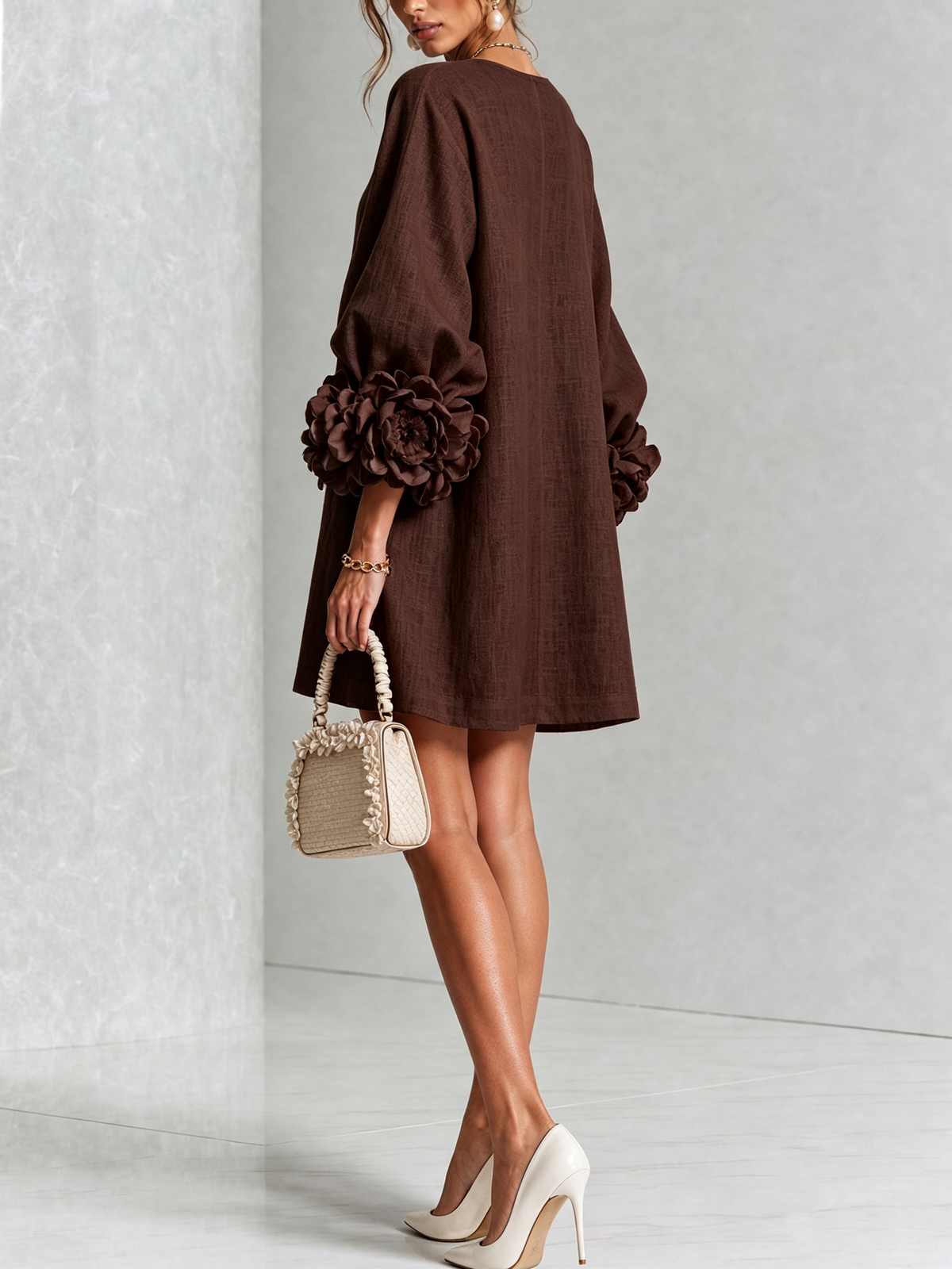 MARIETTA | SCULPTURAL SHIFT DRESS