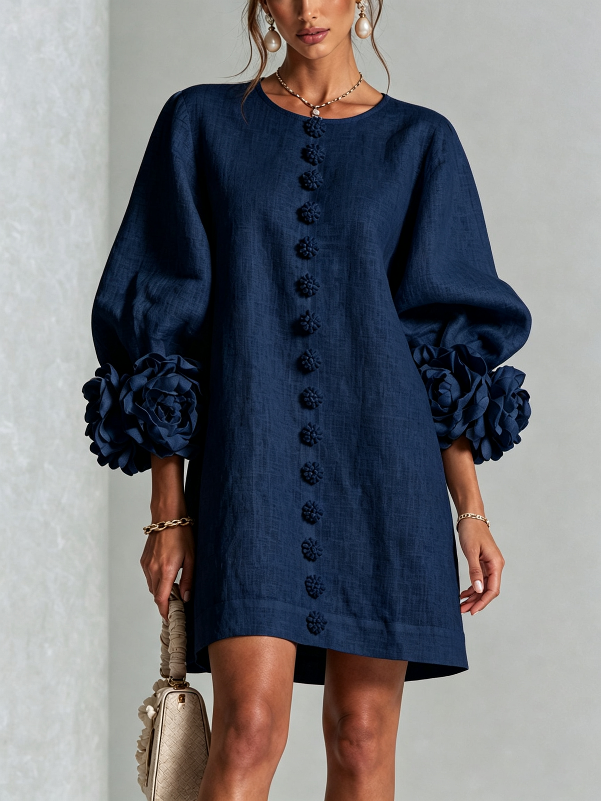 MARIETTA | SCULPTURAL SHIFT DRESS