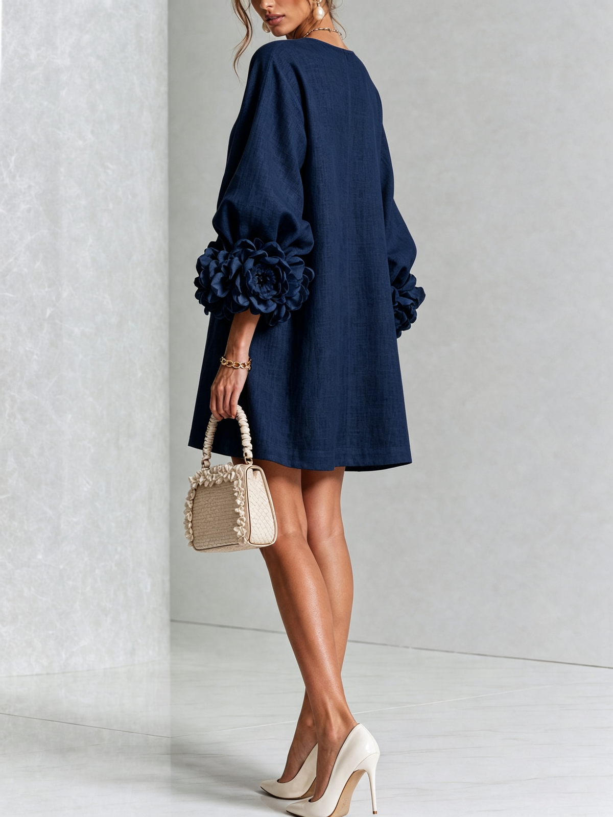 MARIETTA | SCULPTURAL SHIFT DRESS