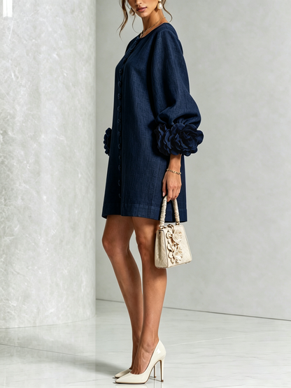 MARIETTA | SCULPTURAL SHIFT DRESS