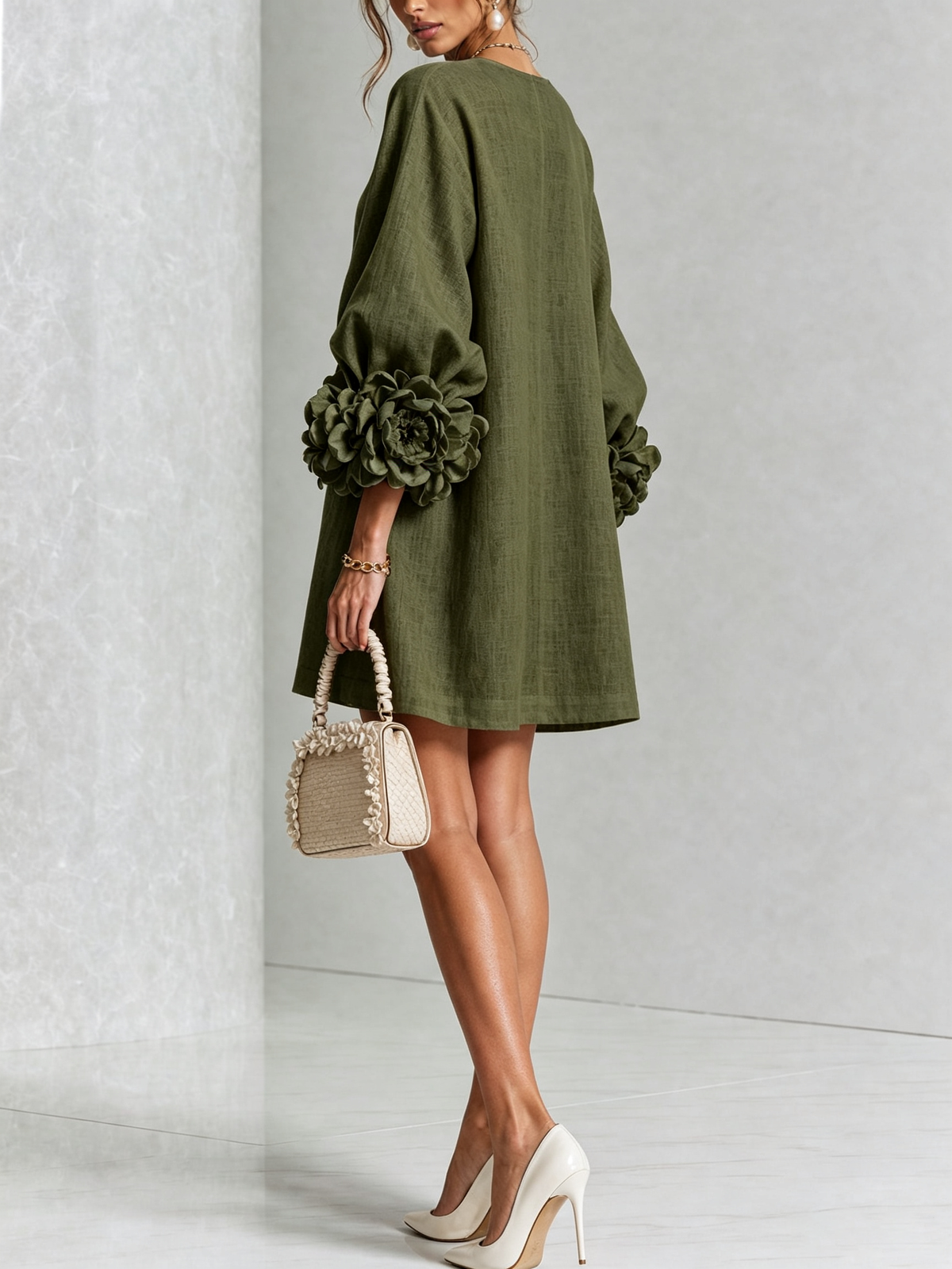 MARIETTA | SCULPTURAL SHIFT DRESS