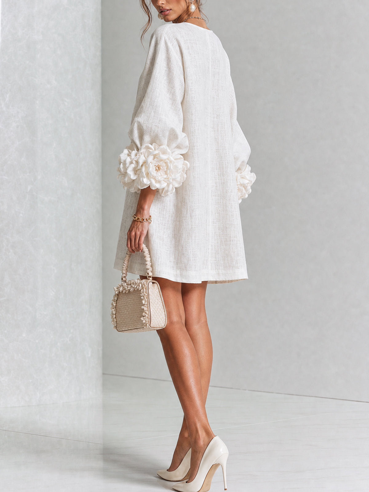 MARIETTA | SCULPTURAL SHIFT DRESS