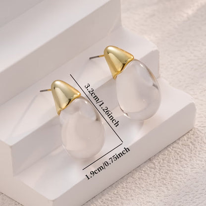 SKYLAR | ACRYLIC TEARDROP EARRINGS