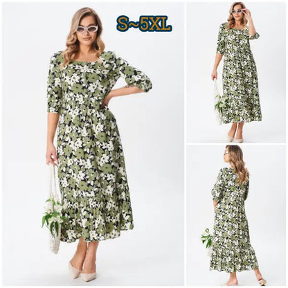 CELIA | RELAXED PLUS SIZE SUMMER DRESS
