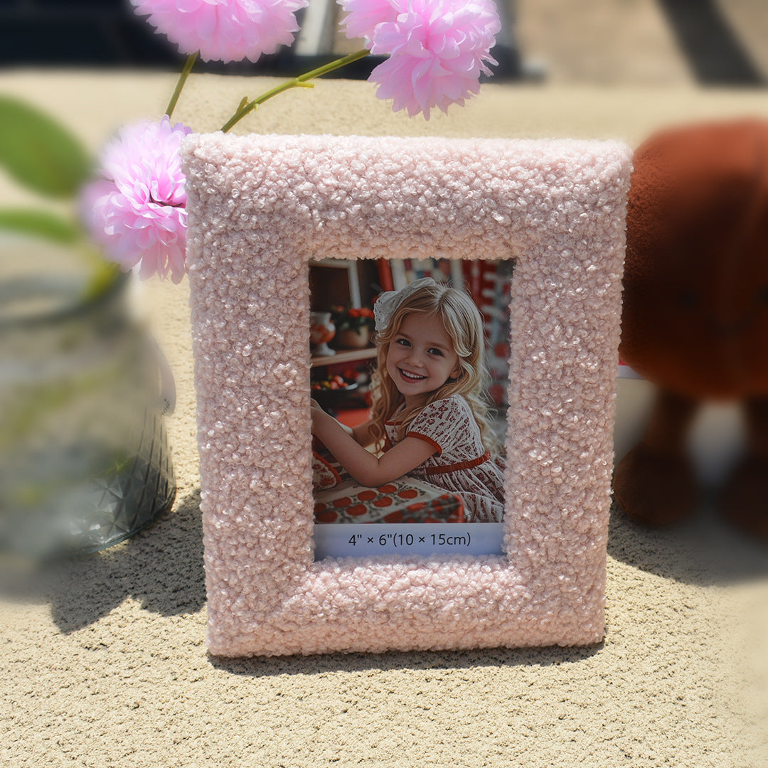 VELMORA | BOUCLÉ STYLE PHOTO FRAME