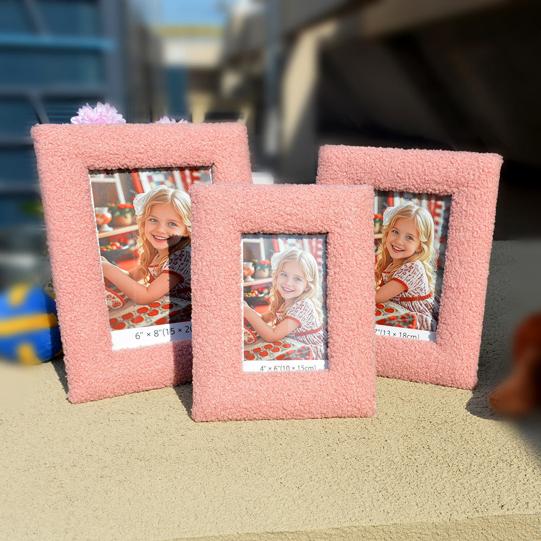 ROSAVIA | FLUFFY TEXTURED PHOTO FRAME SET