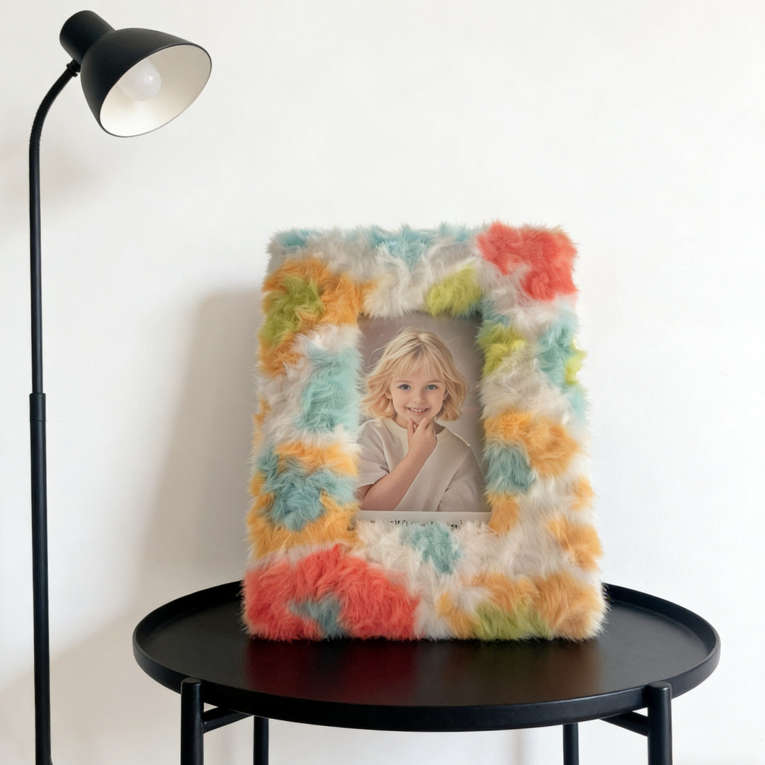 MIRELLE | MULTICOLOR FLUFFY PHOTO FRAME