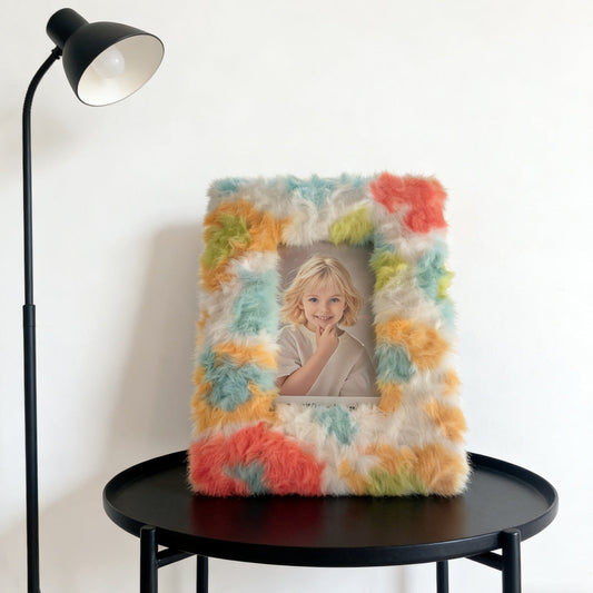 MIRELLE | MULTICOLOR FLUFFY PHOTO FRAME