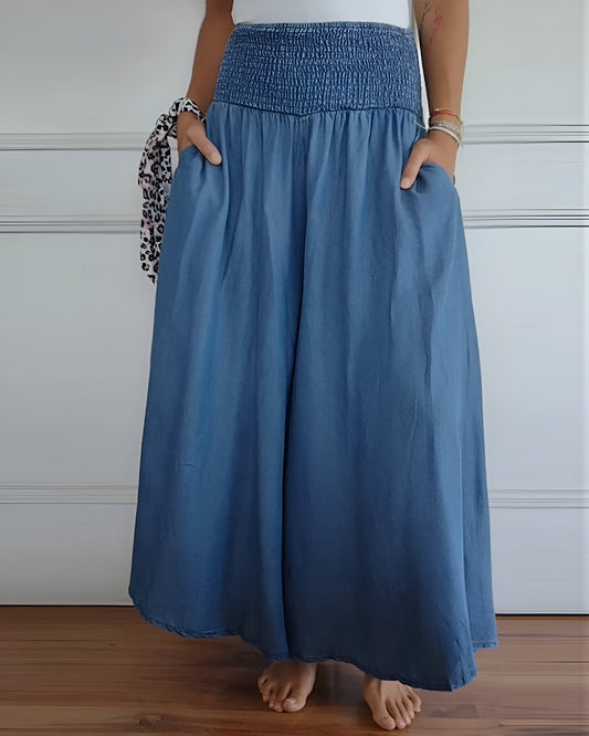 LORRAINE | COMFORTABLE PANTS WITH ELASTIC WAISTLORRAINE | COMFORTABLE PANTS WITH ELASTIC WAIST